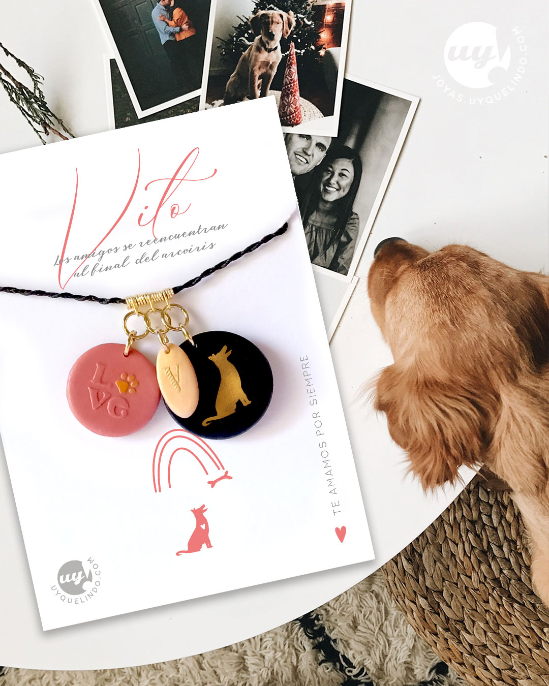 Collar dog lover con dije de perro