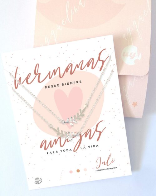 Collares para hermanas o mejores amigas