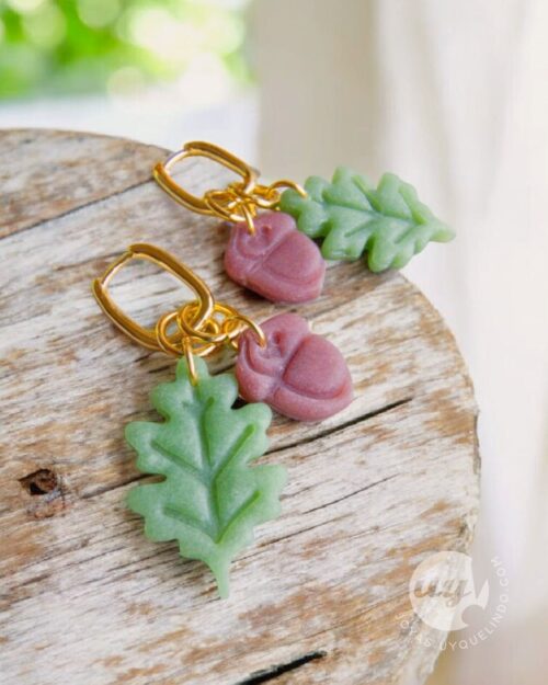 Pendientes Carballo by Uyquelindo.com